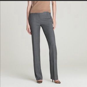 J.Crew grey wool stretch city fit dress pants 2